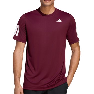 adidas Club 3 Stripe Tee Shirt