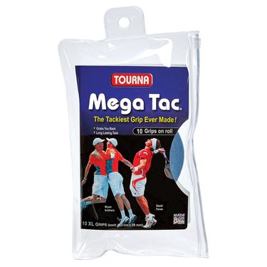 Tourna Mega Tac Overgrip (10pk) Blue MT 10XL