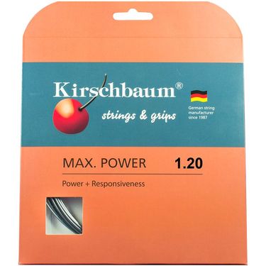 Kirschbaum Max Power 18G (1.20mm) Silver Tennis String