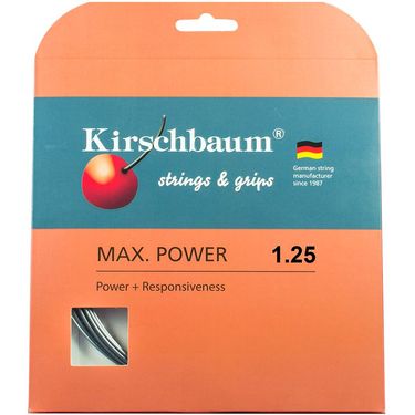 Kirschbaum Max Power 17G (1.25mm) Silver Tennis String
