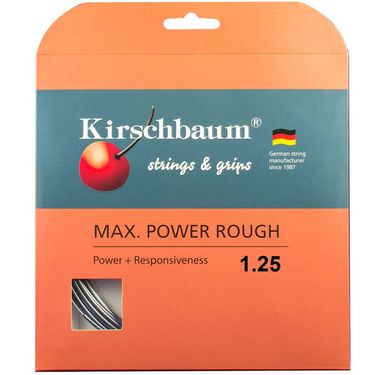 Kirschbaum Max Power Rough 17G (1.25mm) Silver Tennis String