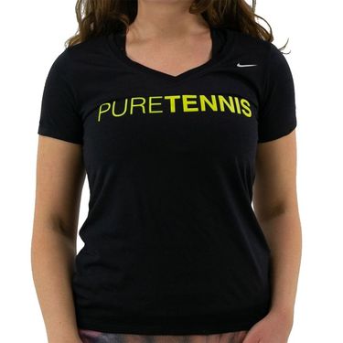 Nike Midwest Sports Pure Tennis Promo V Neck T-Shirt XSimage