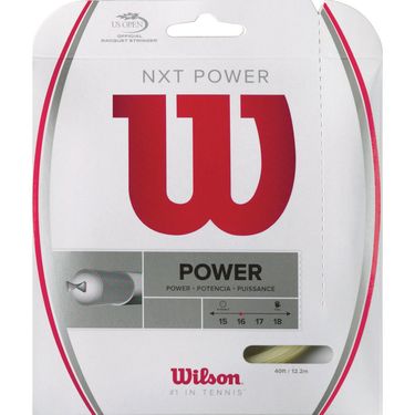 Wilson NXT Power 17G Natural Tennis String