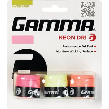 Gamma Neon Dri Overgrip (3 Pack)