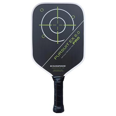 Engage Pursuit Pro EX 6.0 Raw Carbon Fiber Pickleball Paddle Alpine Lime OE6 GRE 001image