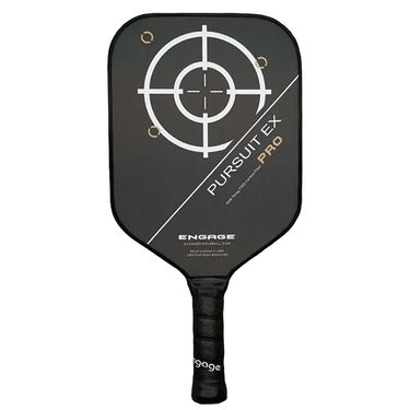 Engage Pursuit Pro EX Raw Black/Gold Pickleball Paddle
