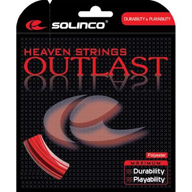 Solinco Outlast 16L Red Tennis String