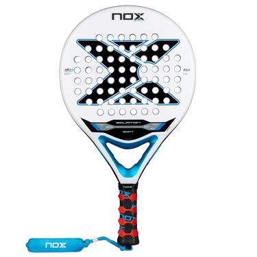 Nox Equation Soft Advanced Padel Racket White/Blue PEQUSFADV26image