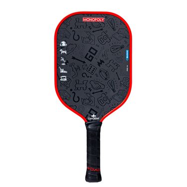 Diadem Edge BluCore X Monopoly Pro 14mm Pickleball Paddle Black/Red PP20038image