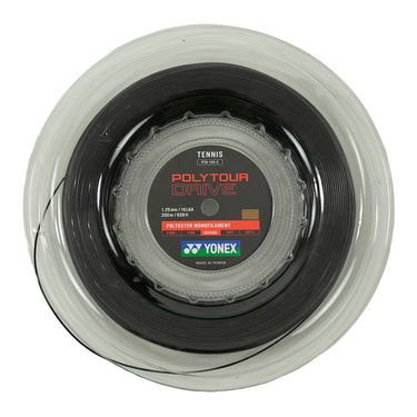 Yonex Poly Tour Drive Black 125 16L Tennis String REEL