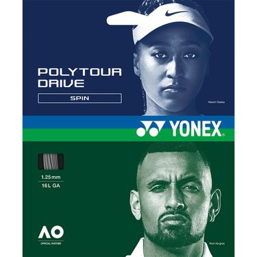 Yonex Poly Tour Drive 125 16L Silver Tennis String
