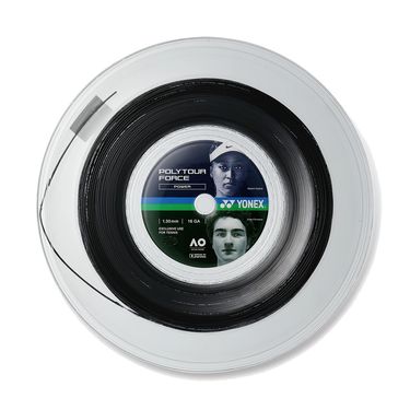 Yonex Poly Tour Force 130 16G Black (660 FT) REEL