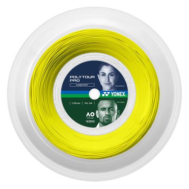 Yonex PolyTour Pro 16L (1.25mm) Tennis String REEL (660) Flash Yellow PTGP125-2Yû
image