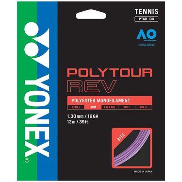 Yonex Poly Tour Rev 130 16G Tennis String - Purple
image