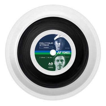 Yonex Poly Tour Strike 125 16L Cool Black Tennis String REEL
