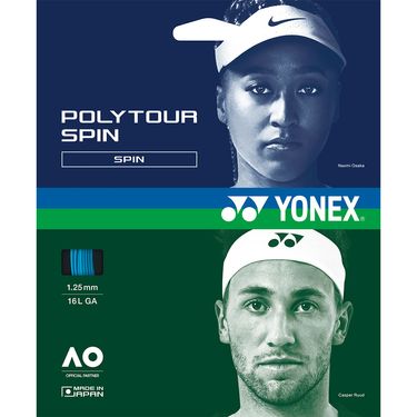 Yonex Poly Tour Spin 125 16L Tennis String
image