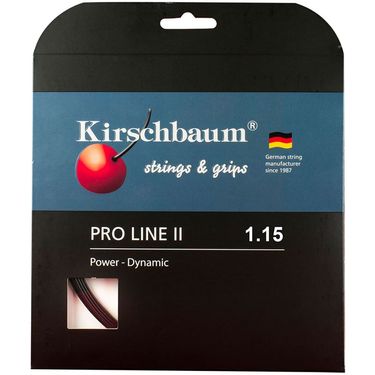 Kirschbaum Pro Line No. II 18G (1.15mm) Black Tennis String
