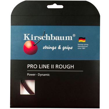 Kirschbaum Pro Line No. II Rough 17G (1.25mm) Black Tennis String