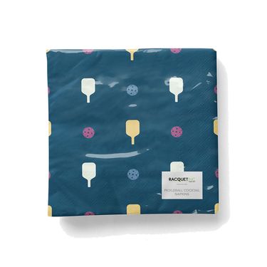 Racquet Inc Pickleball Navy Napkins