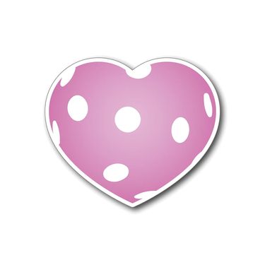 Racquet Inc Pickleball Heart Magnet