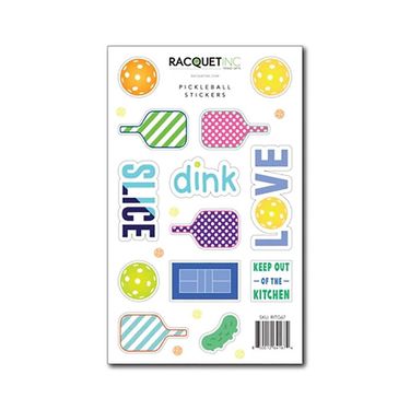 Racquet Inc Pickleball Stickers
