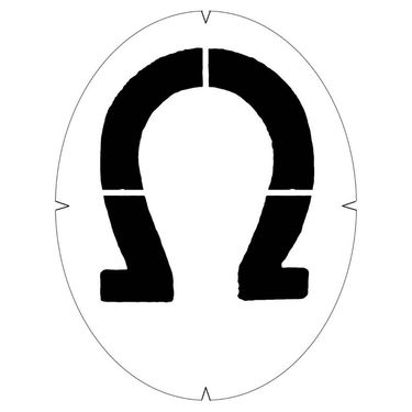 Tourna Horseshoe Stencil