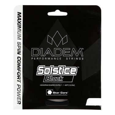 Diadem Solstice 16L (1.25mm) Tennis String Black SOLBLK 16L BL
image
