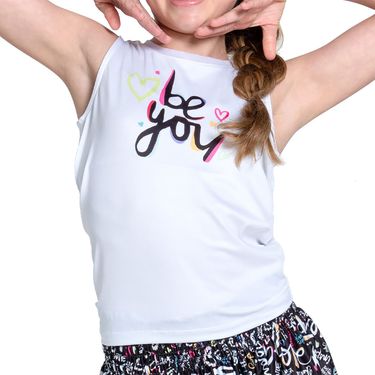 Lucky in Love Novelty Love Letter Girls Tank Top