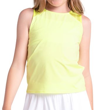 Lucky in Love Lavish Lane Girls Tie Break Tank Top Lemon Frost T320 718image