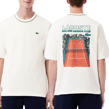 Lacoste Roland Garros Club Tee Shirt Mens Farne TH8757 70V
image