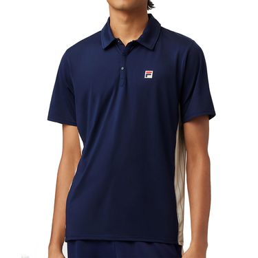 Fila Essentials Performance Iconic Settanta Polo Mens Fila Navy/Angora TM431118 492
image