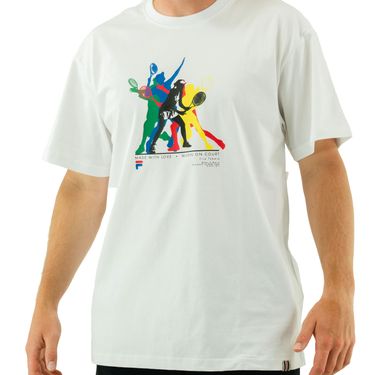 Fila Player Graphic Tee Shirt Mens White TU411118 100
image