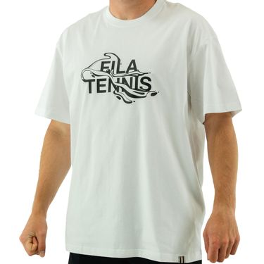 Fila Drip Graphic Tee Shirt Mens White TU411121 100
image