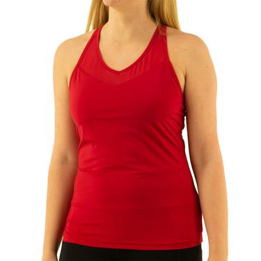 Fila Essentials Racerback Mesh Tank Top Womens Crimson TW31D352 640
image