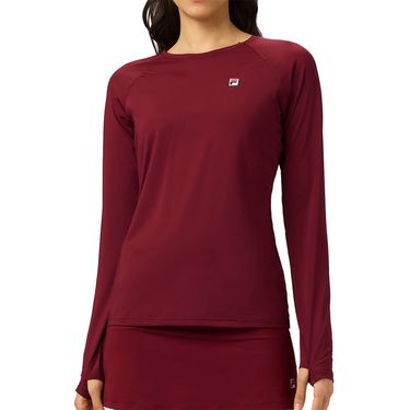 Fila Essentials Long Sleeve UV Blocker Womens Cabernet TW31D356 600
image