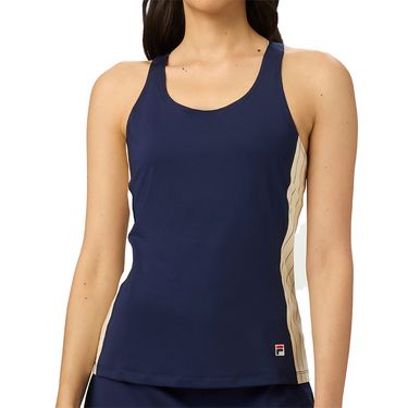 Fila Performance Iconic Racerback Tank Top Womens Fila Navy/Gardenia TW431112 492
image