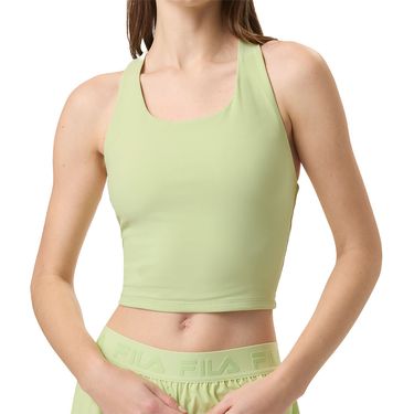 Fila Cross Court Long Line Bra Tank Womens Shadow Lime TW511126 303
image
