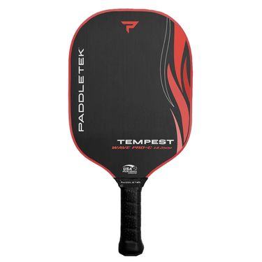 Paddletek Tempest Wave Pro-C 14.3 Pickleball Paddle Wildfire Red TWP143 WLDFRimage