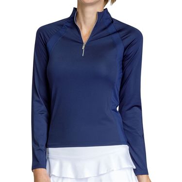 Tail Essentials Imelda 3/4 Zip Long Sleeve Top Womens Navy Blue TX2969 5344
image