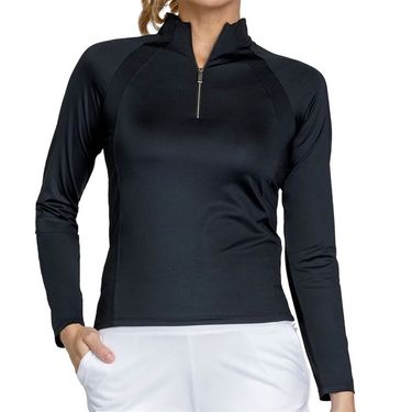 Tail Essentials Imelda 3/4 Zip Long Sleeve Top Womens Onyx TX2969 9004
image