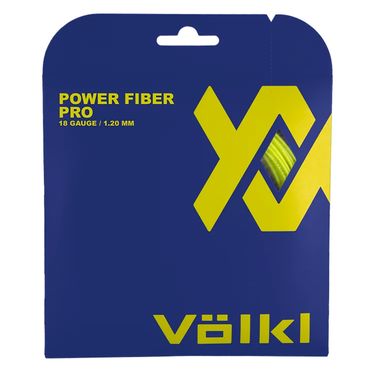 Volkl Power Fiber Pro 18G Neon Yellow Tennis String