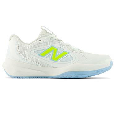 New Balance FuelCell 796v5 Womens Pickleball Shoe B Width White/Blue/Yellow W7965CO Bimage