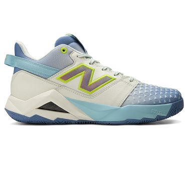 New Balance Coco CG2 Womens Tennis Shoe B Width White/Sea Salt/Glint Blue WCOC9AL Bimage