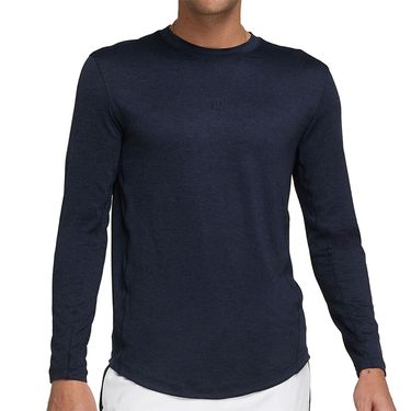 Wilson Everyday Performance Long Sleeve Tee Shirt Mens Classic Navy WM00220411 DBC
image