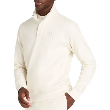 Wilson Tennis Club 1/2 Zip Mock Sweatshirt Mens Sandrift WM00512531 GYC
image