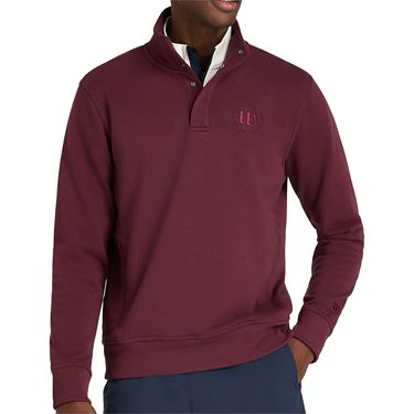 Wilson Tennis Club 1/2 Zip Mock Sweatshirt Mens Port Royale WM00512531 WIE
image
