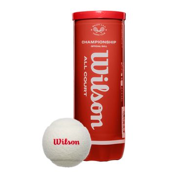 Wilson Championship Legacy White Tennis Balls (3 Ball Can)