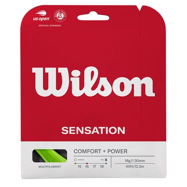 Wilson Sensation 16G Neon Green Tennis String