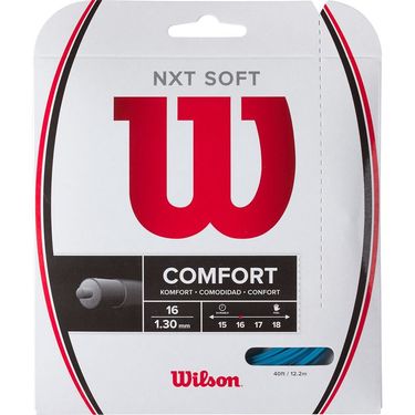 Wilson NXT Soft 16G Blue Tennis String