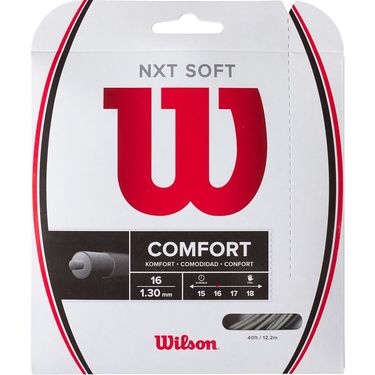Wilson NXT Soft 16G Silver Tennis String